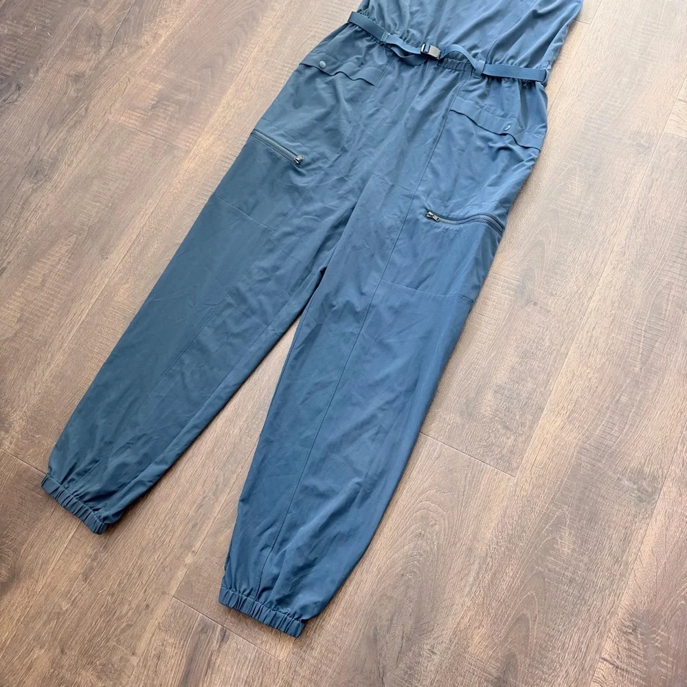 Patagonia Fleetwith Belted Jumpsuit | Tidepool Blue | Large - Picture 7 of 9